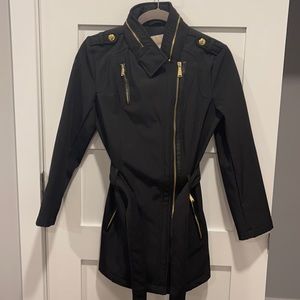 Michales Kors asymmetrical zipper coat